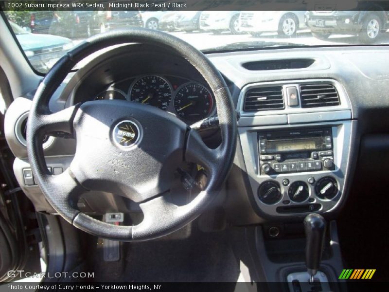Midnight Black Pearl / Black 2002 Subaru Impreza WRX Sedan