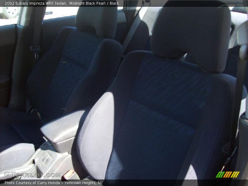 Midnight Black Pearl / Black 2002 Subaru Impreza WRX Sedan
