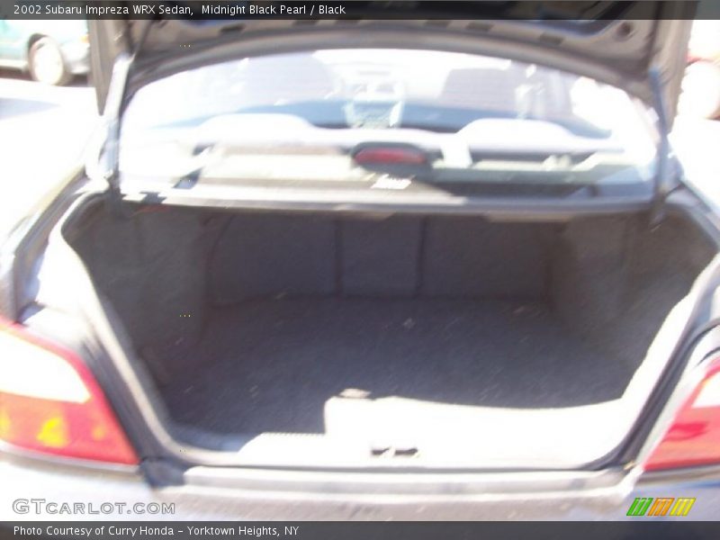 Midnight Black Pearl / Black 2002 Subaru Impreza WRX Sedan
