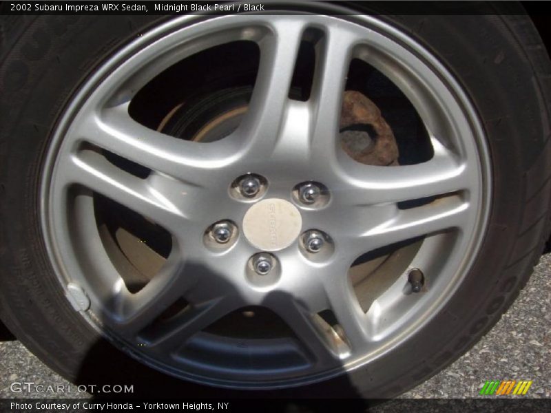 Midnight Black Pearl / Black 2002 Subaru Impreza WRX Sedan
