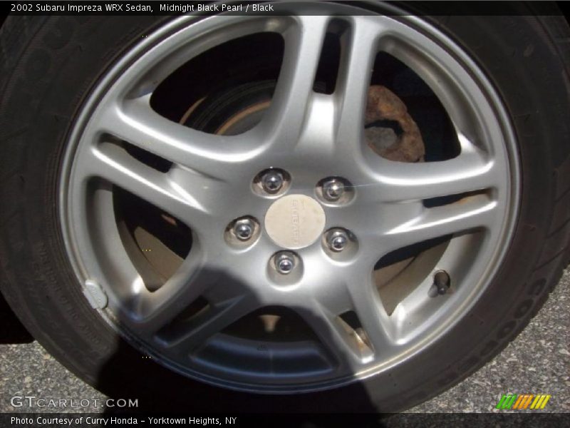Midnight Black Pearl / Black 2002 Subaru Impreza WRX Sedan