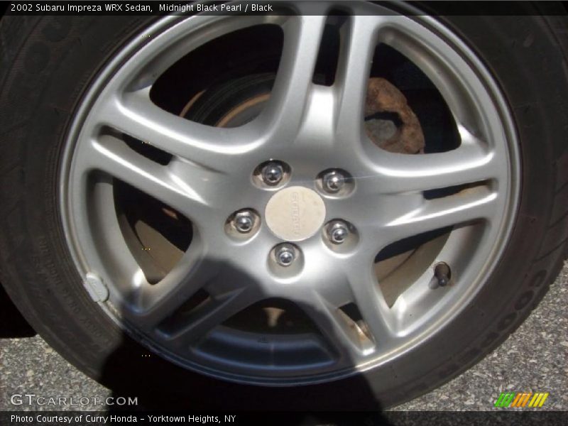 Midnight Black Pearl / Black 2002 Subaru Impreza WRX Sedan