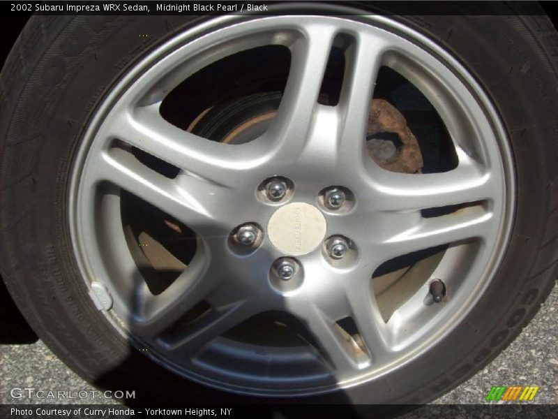 Midnight Black Pearl / Black 2002 Subaru Impreza WRX Sedan