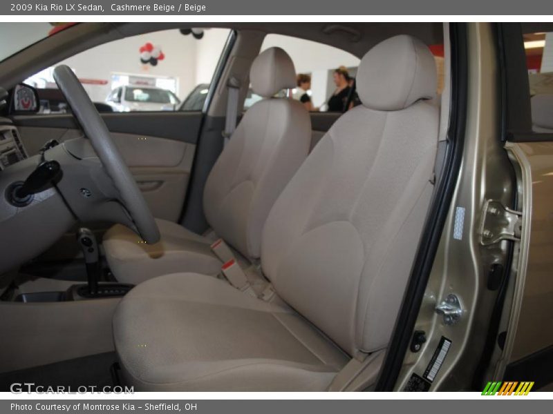 Cashmere Beige / Beige 2009 Kia Rio LX Sedan