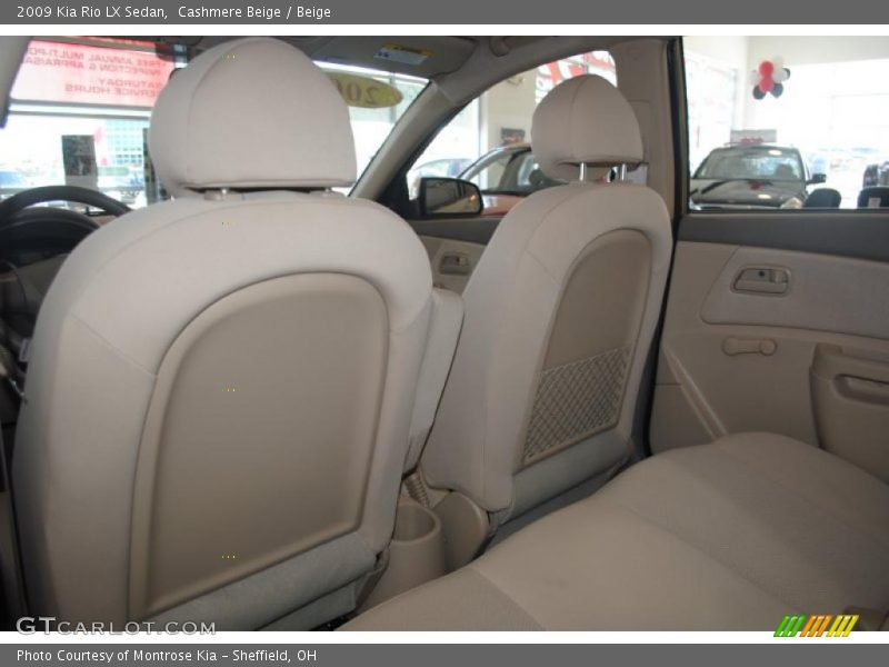 Cashmere Beige / Beige 2009 Kia Rio LX Sedan