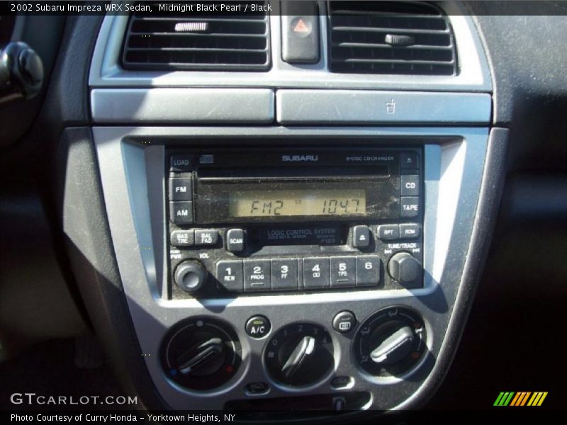 Midnight Black Pearl / Black 2002 Subaru Impreza WRX Sedan