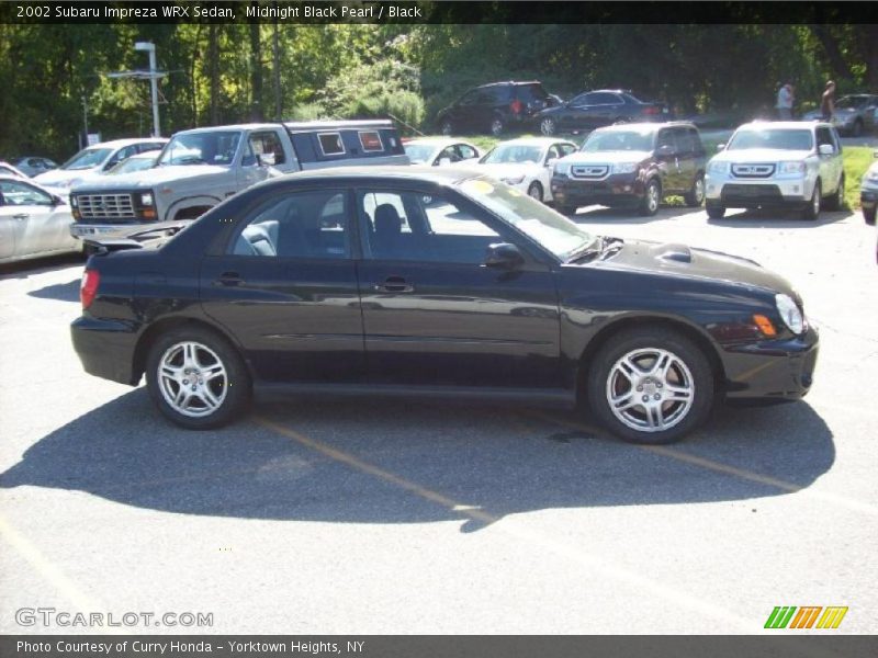 Midnight Black Pearl / Black 2002 Subaru Impreza WRX Sedan