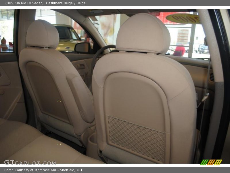 Cashmere Beige / Beige 2009 Kia Rio LX Sedan