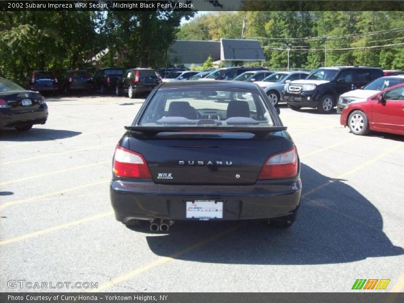 Midnight Black Pearl / Black 2002 Subaru Impreza WRX Sedan