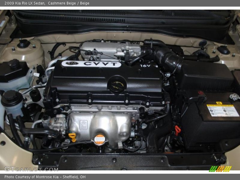 Cashmere Beige / Beige 2009 Kia Rio LX Sedan