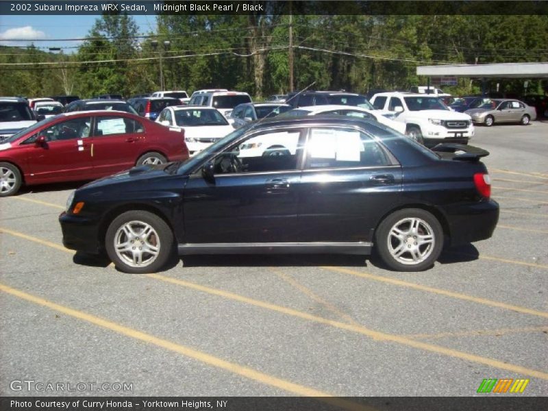 Midnight Black Pearl / Black 2002 Subaru Impreza WRX Sedan
