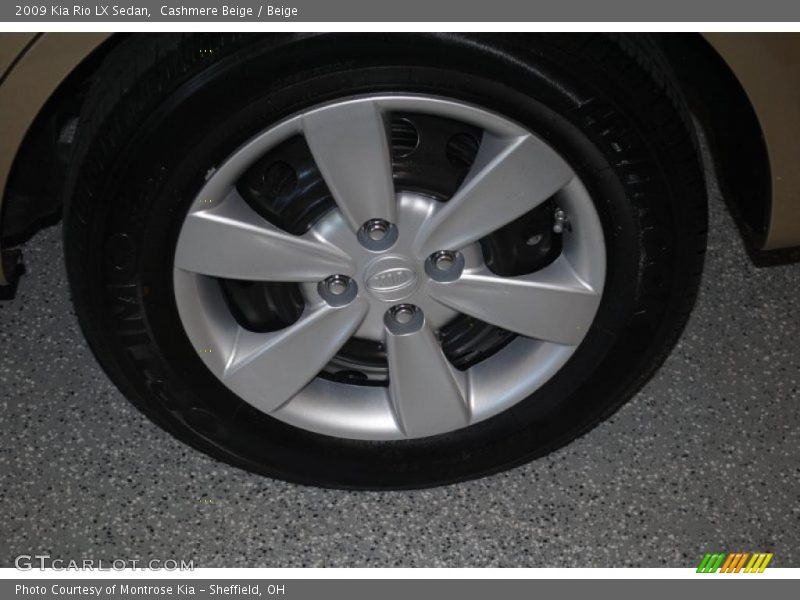 Cashmere Beige / Beige 2009 Kia Rio LX Sedan