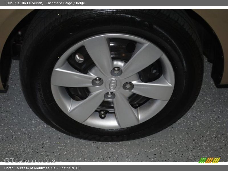 Cashmere Beige / Beige 2009 Kia Rio LX Sedan