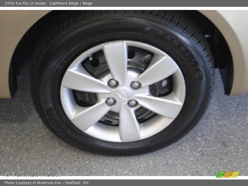 Cashmere Beige / Beige 2009 Kia Rio LX Sedan