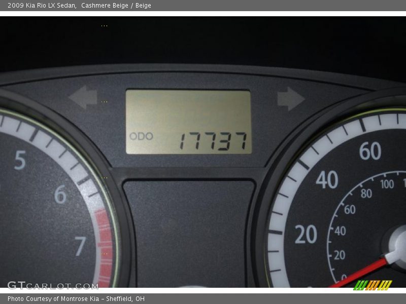 Cashmere Beige / Beige 2009 Kia Rio LX Sedan