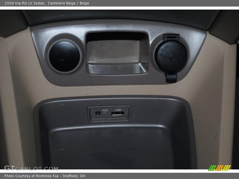 Cashmere Beige / Beige 2009 Kia Rio LX Sedan