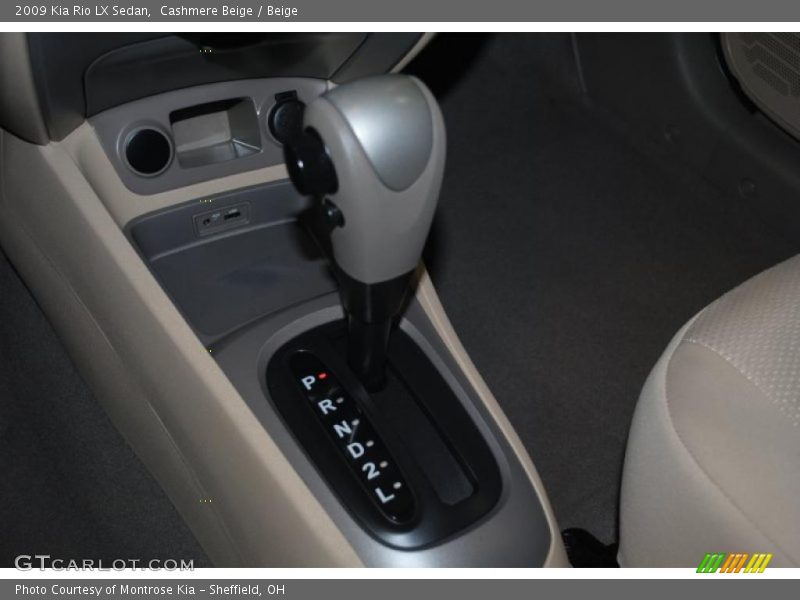 Cashmere Beige / Beige 2009 Kia Rio LX Sedan