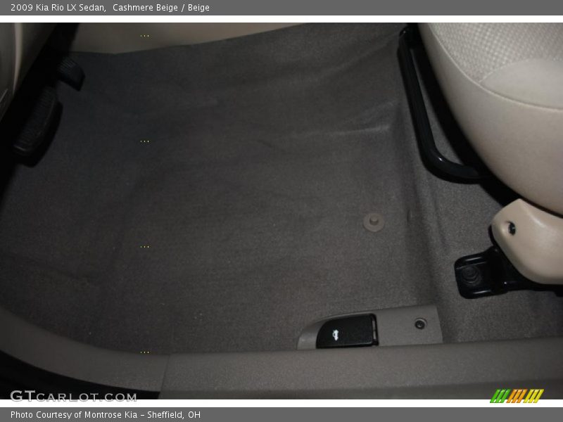 Cashmere Beige / Beige 2009 Kia Rio LX Sedan