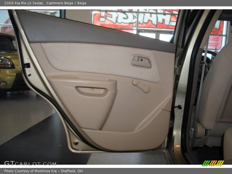 Cashmere Beige / Beige 2009 Kia Rio LX Sedan