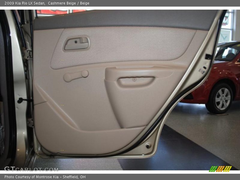Cashmere Beige / Beige 2009 Kia Rio LX Sedan