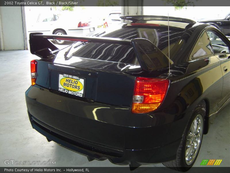 Black / Black/Silver 2002 Toyota Celica GT