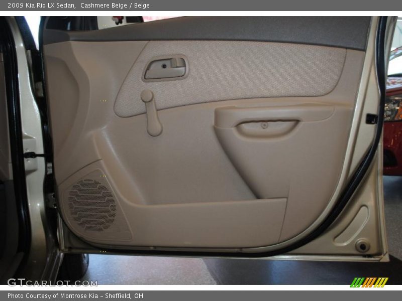 Cashmere Beige / Beige 2009 Kia Rio LX Sedan