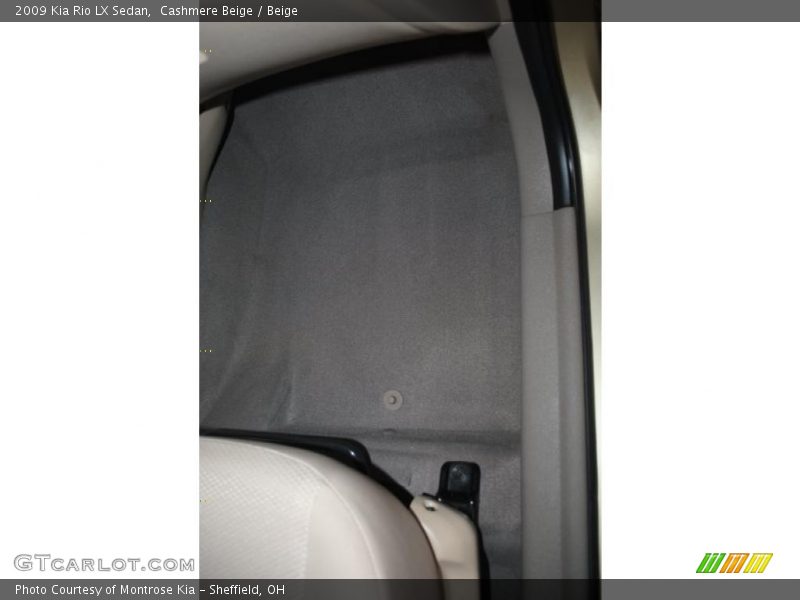 Cashmere Beige / Beige 2009 Kia Rio LX Sedan