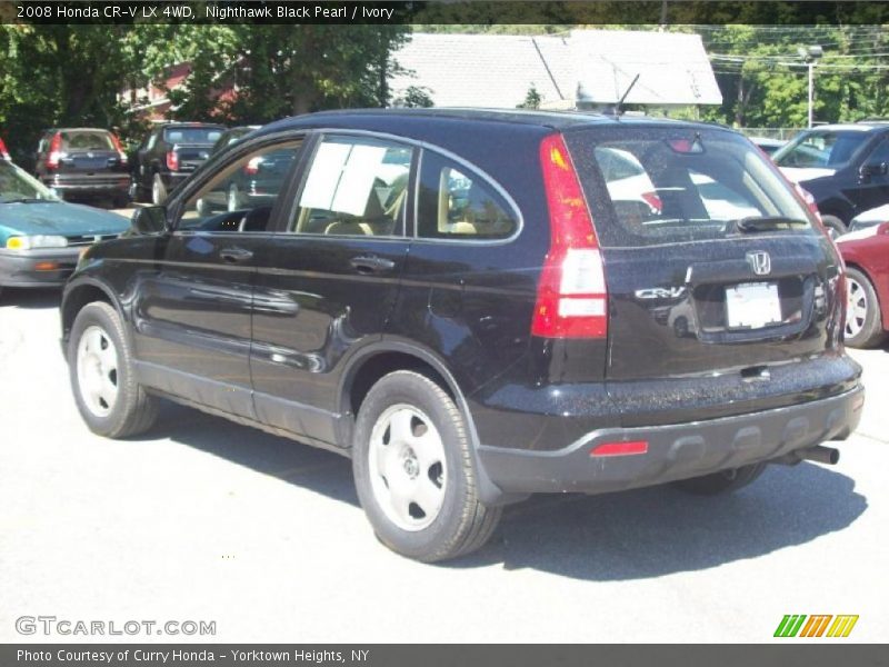 Nighthawk Black Pearl / Ivory 2008 Honda CR-V LX 4WD