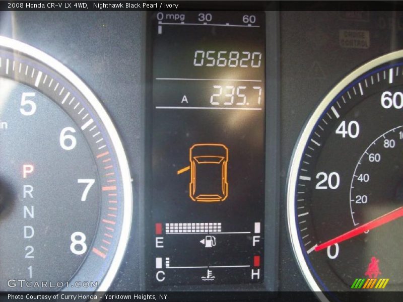Nighthawk Black Pearl / Ivory 2008 Honda CR-V LX 4WD