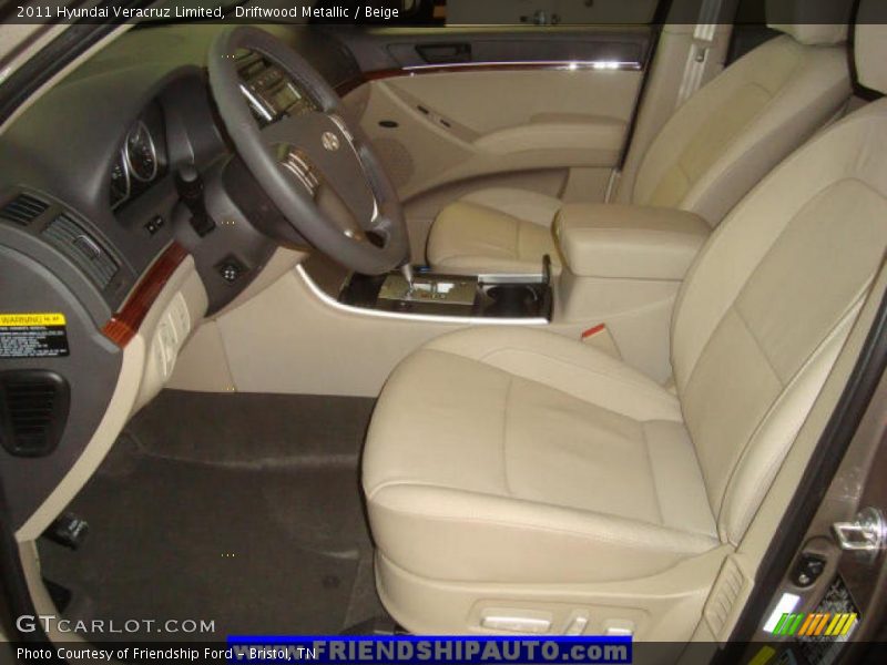 Driftwood Metallic / Beige 2011 Hyundai Veracruz Limited