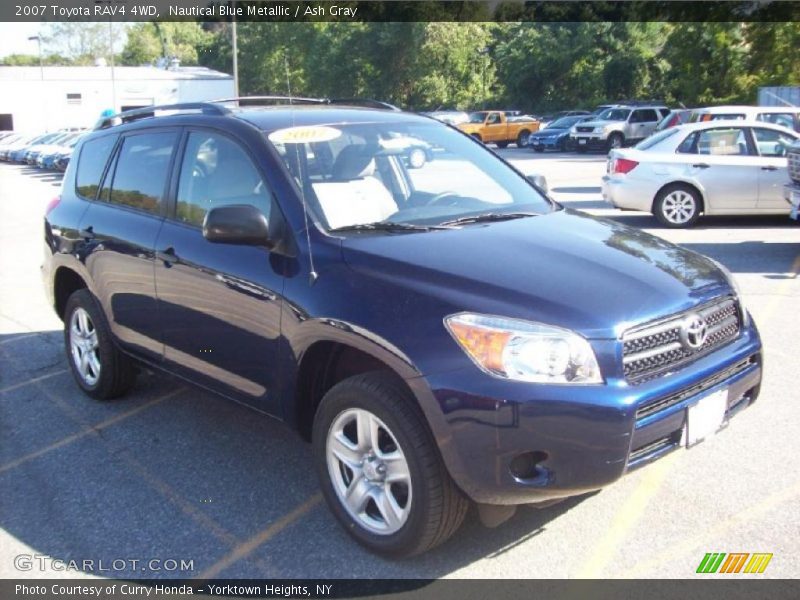 Nautical Blue Metallic / Ash Gray 2007 Toyota RAV4 4WD