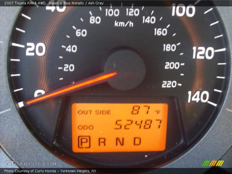 Nautical Blue Metallic / Ash Gray 2007 Toyota RAV4 4WD