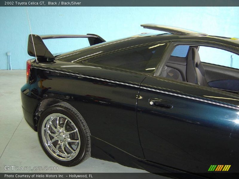 Black / Black/Silver 2002 Toyota Celica GT