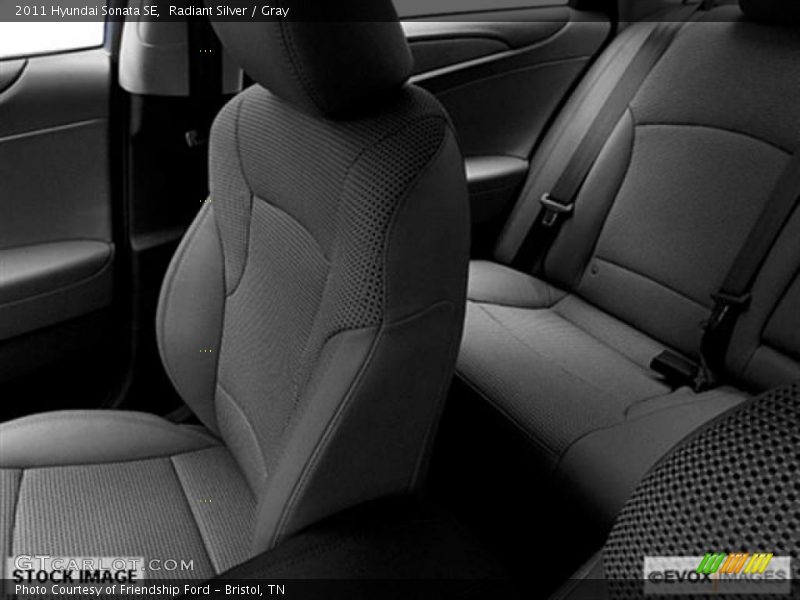 Radiant Silver / Gray 2011 Hyundai Sonata SE