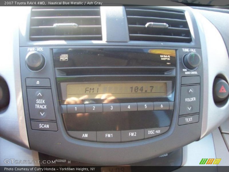 Nautical Blue Metallic / Ash Gray 2007 Toyota RAV4 4WD