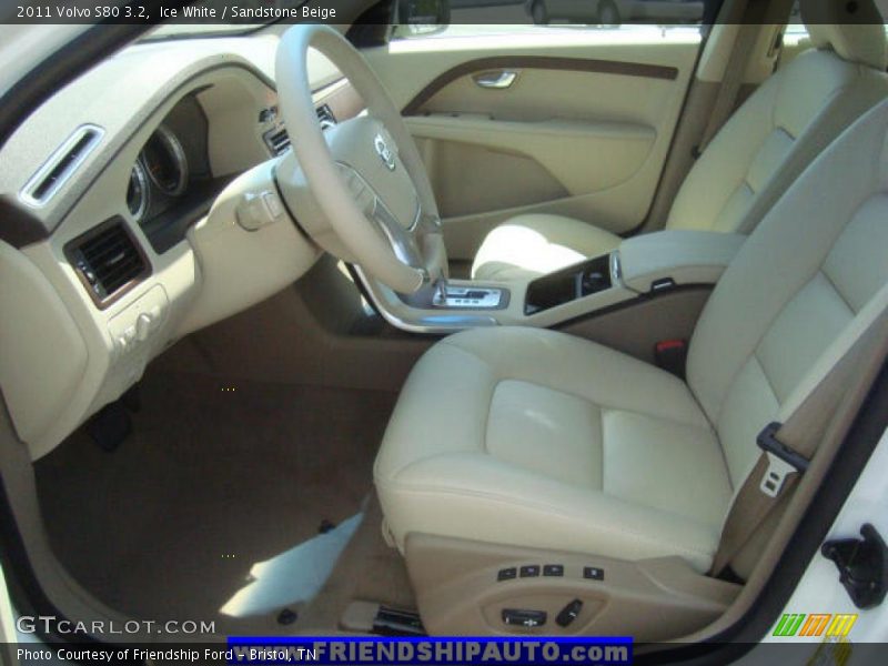 Ice White / Sandstone Beige 2011 Volvo S80 3.2