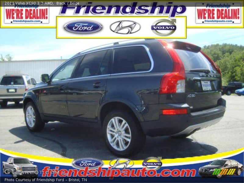 Black / Beige 2011 Volvo XC90 3.2 AWD
