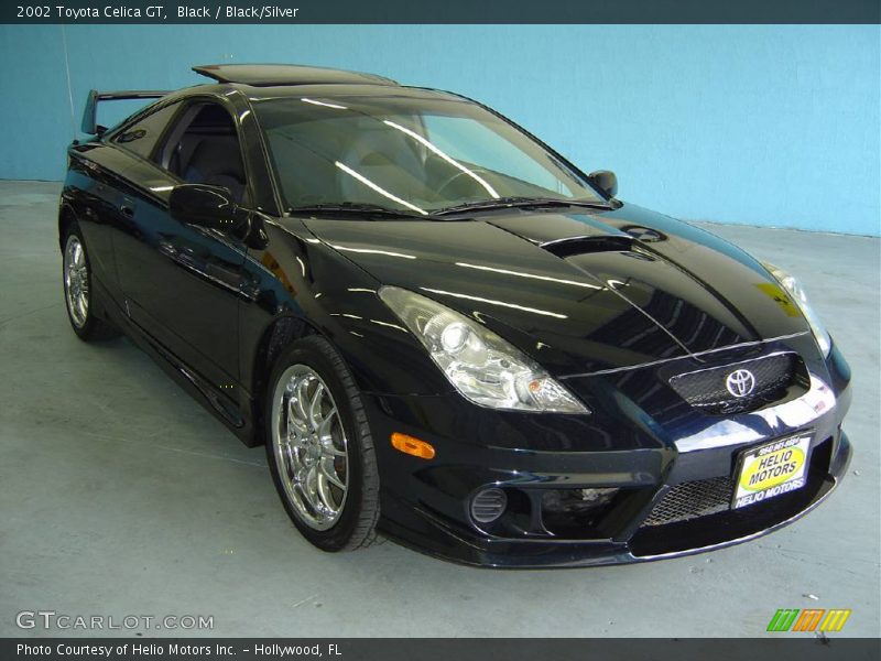 Black / Black/Silver 2002 Toyota Celica GT