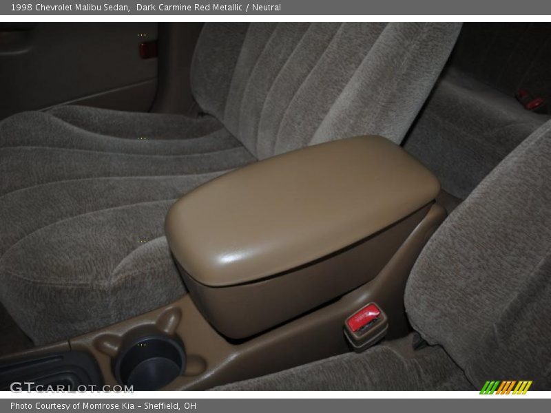 Dark Carmine Red Metallic / Neutral 1998 Chevrolet Malibu Sedan