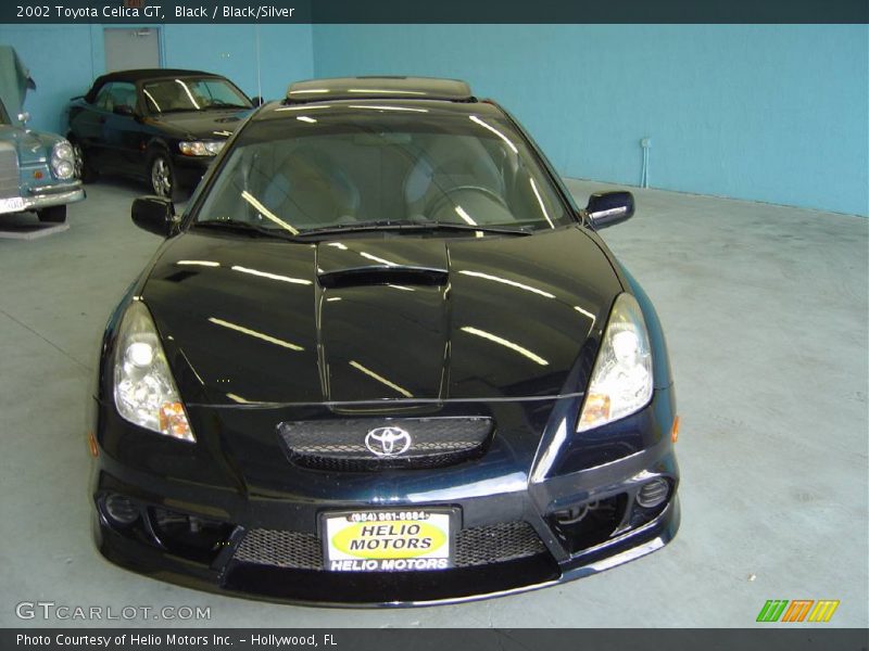 Black / Black/Silver 2002 Toyota Celica GT