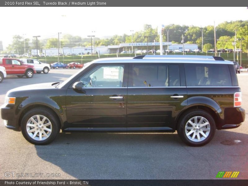 Tuxedo Black / Medium Light Stone 2010 Ford Flex SEL