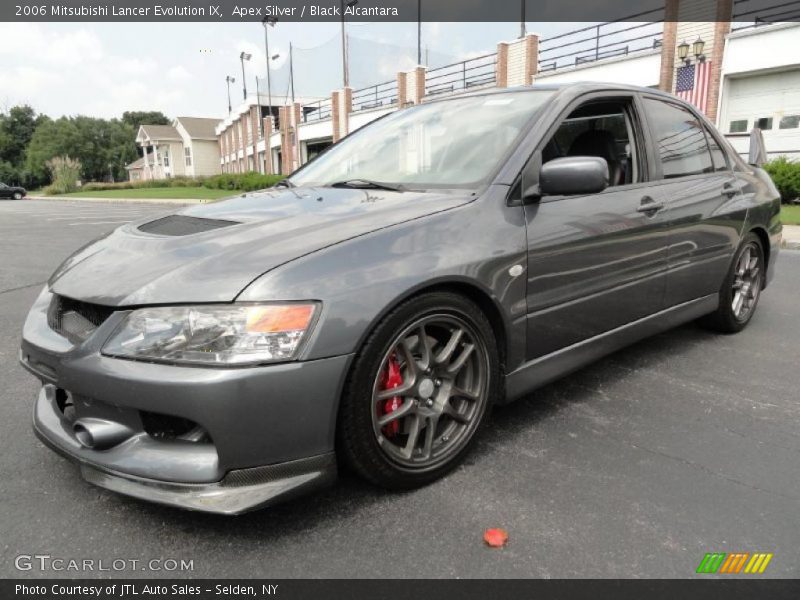 Apex Silver / Black Alcantara 2006 Mitsubishi Lancer Evolution IX