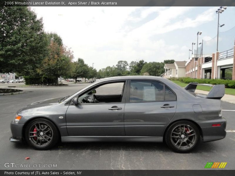 Apex Silver / Black Alcantara 2006 Mitsubishi Lancer Evolution IX