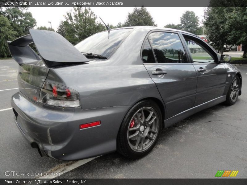 Apex Silver / Black Alcantara 2006 Mitsubishi Lancer Evolution IX