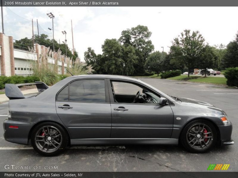 Apex Silver / Black Alcantara 2006 Mitsubishi Lancer Evolution IX