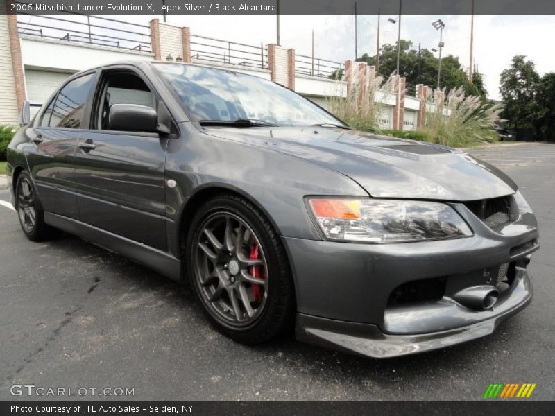 Apex Silver / Black Alcantara 2006 Mitsubishi Lancer Evolution IX