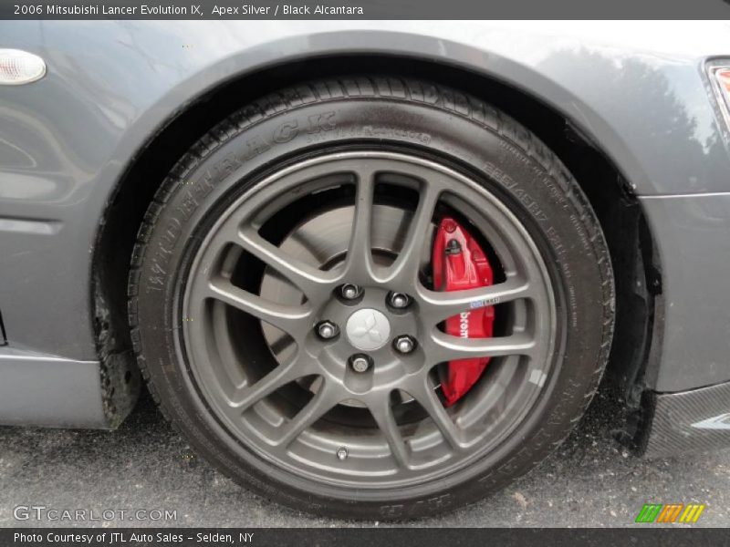 Apex Silver / Black Alcantara 2006 Mitsubishi Lancer Evolution IX