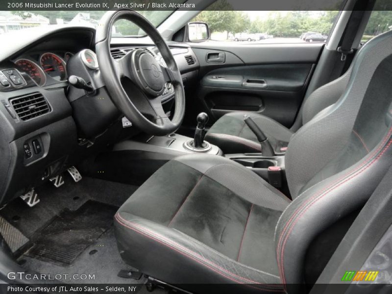 Apex Silver / Black Alcantara 2006 Mitsubishi Lancer Evolution IX
