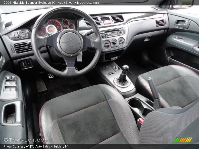 Apex Silver / Black Alcantara 2006 Mitsubishi Lancer Evolution IX