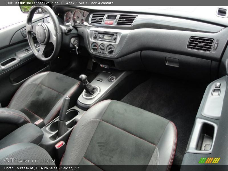 Apex Silver / Black Alcantara 2006 Mitsubishi Lancer Evolution IX
